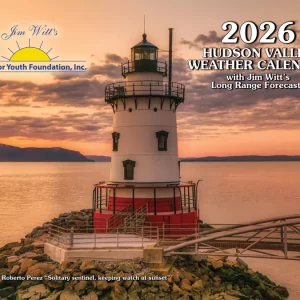 HOPE for Youth 2026 Calendar Cover | a lighthouse on the Hudson River.